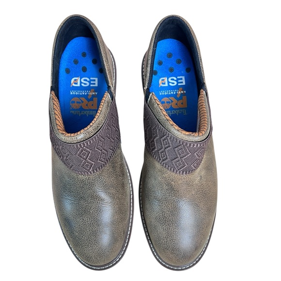 Timberland PRO Women’s Slip-On Anti-Fatigue Work Shoes 9.5 Style A1KJJ Alloy Toe - Picture 2 of 11